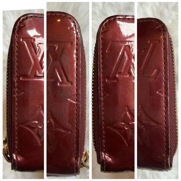 Louis Vuitton Vernis Amarante Patent Leather Zip Around Wallet - Picture 8 of 14